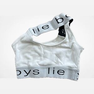 Boys Lie White Kids Crop Top